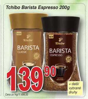 ARCHIV Tchibo Barista Espresso instantní káva 200g v akci platné do