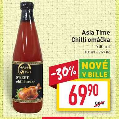 ARCHIV Asia Time Chilli omáčka 700 ml v akci platné do 18 1 2022