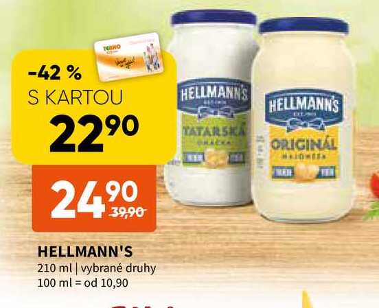 ARCHIV HELLMANN S 210 ml v akci platné do 22 3 2022 AkcniCeny cz