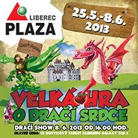 Soutěž o dračí srdce a dračí show v NG Liberec Plaza