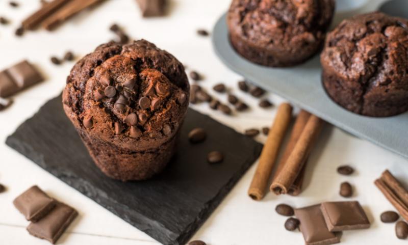 Recept na nadýchané muffiny s kousky čokolády