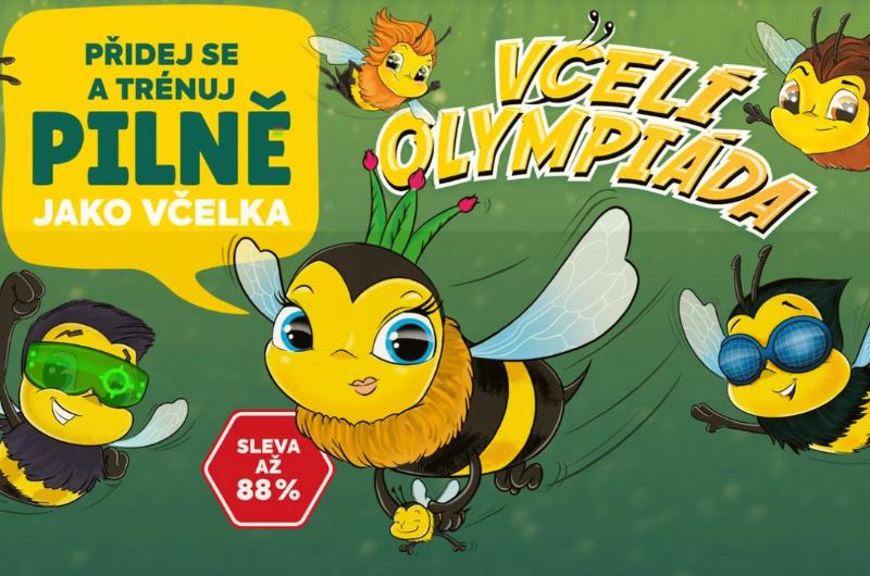 Buďte jako včelky: Billa odstartovala věrnostní kampaň „Včelí olympiáda", stačí sbírat nálepky