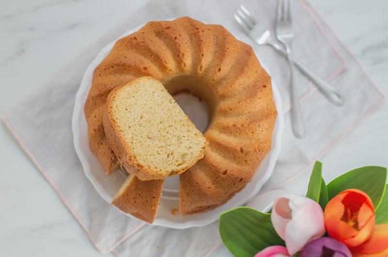 Recept na kefírovou bábovku s tvarohem