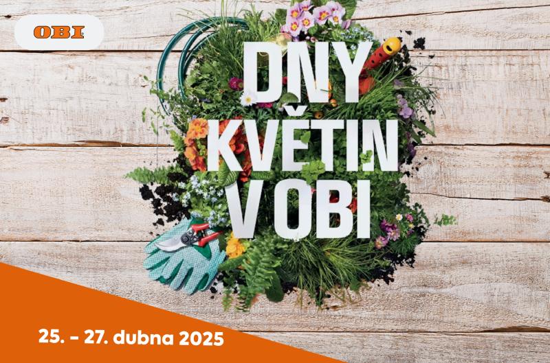 Dny květin v OBI: Víkend plný barev, vůní a květin, co vám rozzáří domov i zahradu