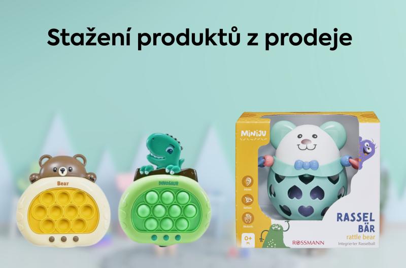 Stažení produktů z Kauflandu a Rossmannu: Hračky obsahují nebezpečné látky