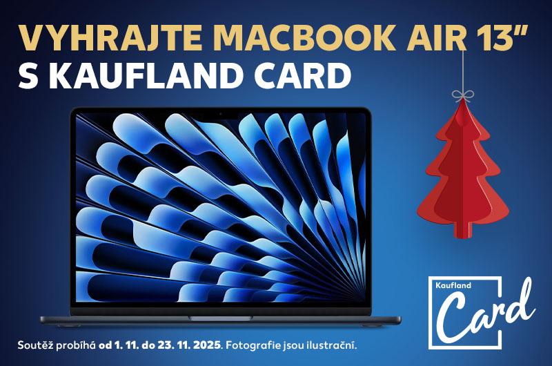 Kaufland Card soutěž: Vyhrajte MacBook Air 13" a užijte si den v ateliérech Ulice
