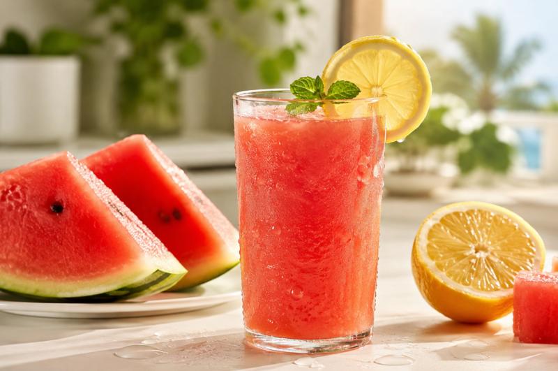 Ranní nápoj, který v létě nahradí kávu. Stačí meloun a citron
