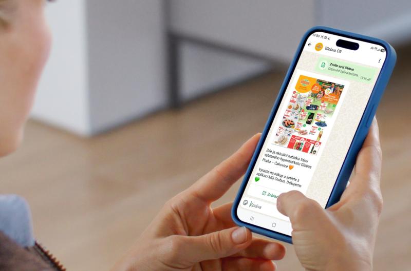Globus spustil novinku, která usnadní plánování nákupů. Letáky nově posílá i přes WhatsApp