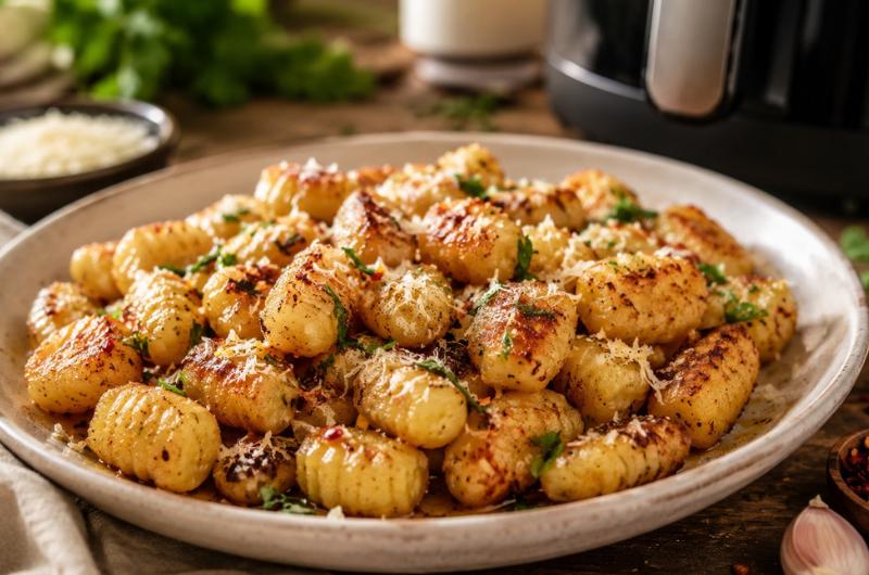 Křupavé noky z horkovzdušné fritézy: Česnek a parmazán z nich udělají návykovou pochoutku