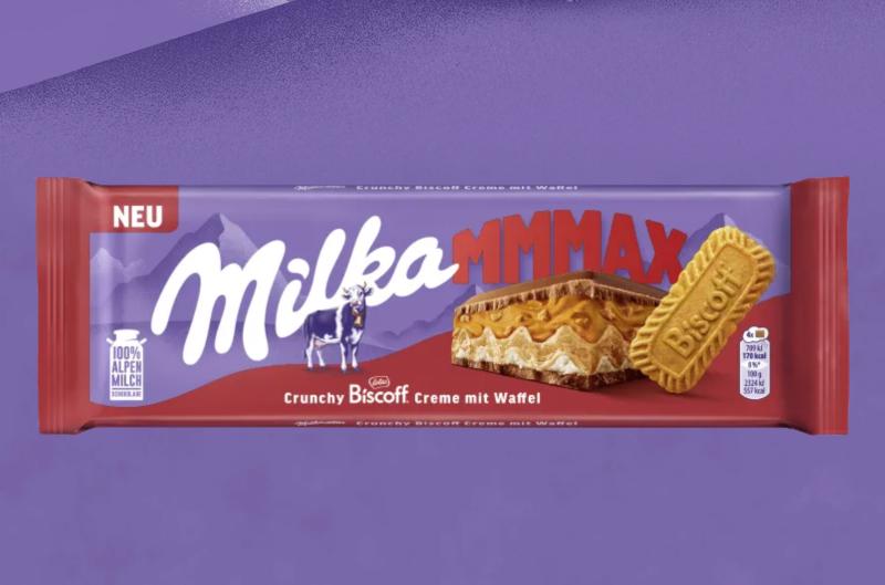 Milka uvedla v Česku novou čokoládu Biscoff. Velká tabulka ukrývá několik vrstev
