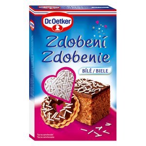 Dr. Oetker Zdobení bílé 80g Dr. Oetker Zdobení bílé 80g