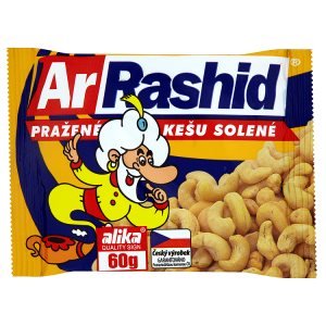 ArRashid Pražené kešu solené 60g ArRashid Pražené kešu solené 60g