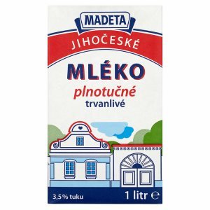 Madeta Jihočeské mléko plnotučné trvanlivé 1l Madeta Jihočeské mléko plnotučné trvanlivé 1l