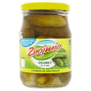 Znojmia Okurky 5-7 cm 340g Znojmia Okurky 5-7 cm 340g