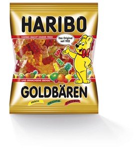 Haribo bonbony 100g, vybrané druhy Haribo bonbony 100g, vybrané druhy