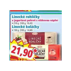 Napini ARCHIV | Linecké rohlíčky vjogurtové polevé s višnovou nápini • 210g ...