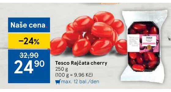 ARCHIV | Tesco Rajčata cherry 250 g v akci platné do: 22.3.2022 ...