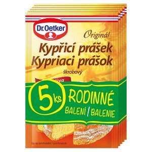 Dr. Oetker Originál kypřicí prášek do pečiva 5 x 12g Dr. Oetker Originál kypřicí prášek do pečiva 5 x 12g