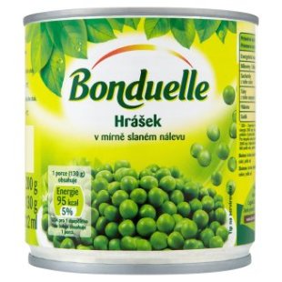 Bonduelle Hrášek v mírně slaném nálevu Bonduelle Hrášek v mírně slaném nálevu