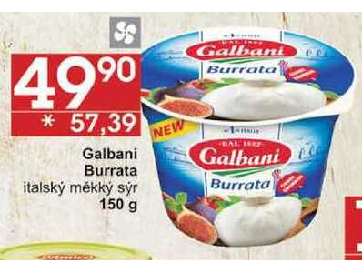 ARCHIV | Galbani Burrata italský měkký sý, 150 g v akci platné do: 20. ...