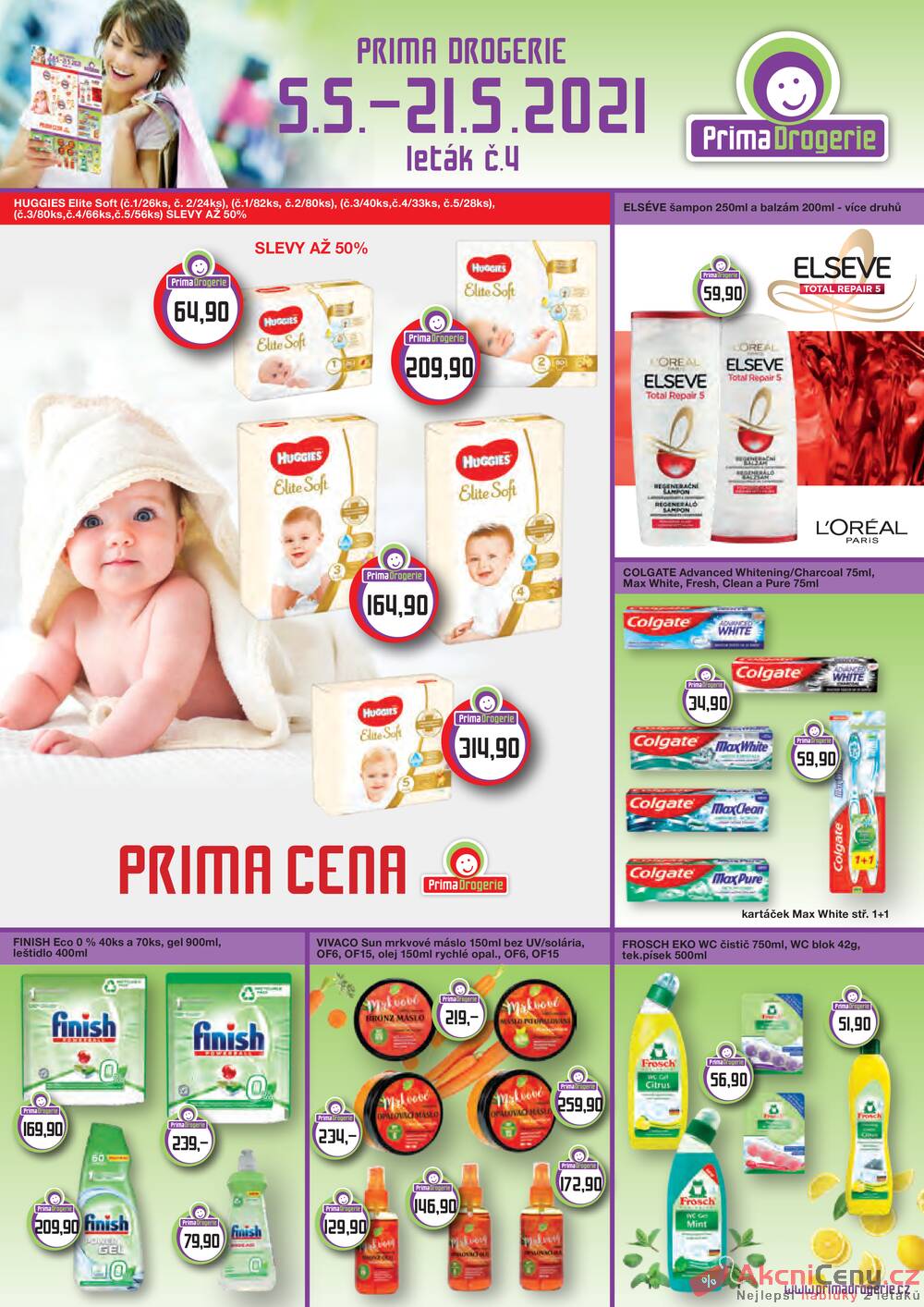 Leták Prima Drogerie - Prima drogerie od 5.5. do 21.5.2021 - strana 1 Leták Prima Drogerie - Prima drogerie od 5.5. do 21.5.2021 - strana 1
