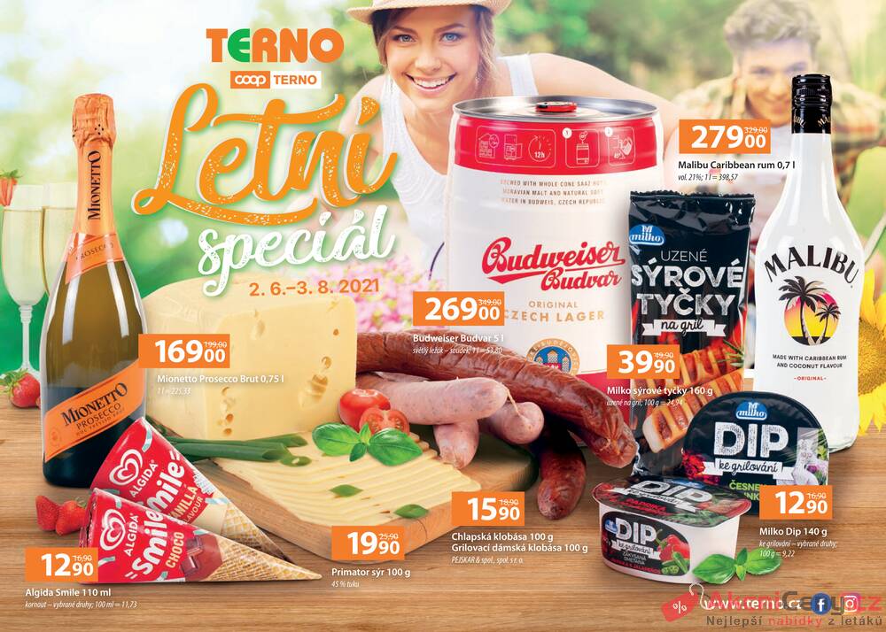 Leták Terno - Terno letní speciál od 2.6. do 3.8.2021 - strana 1 Leták Terno - Terno letní speciál od 2.6. do 3.8.2021 - strana 1