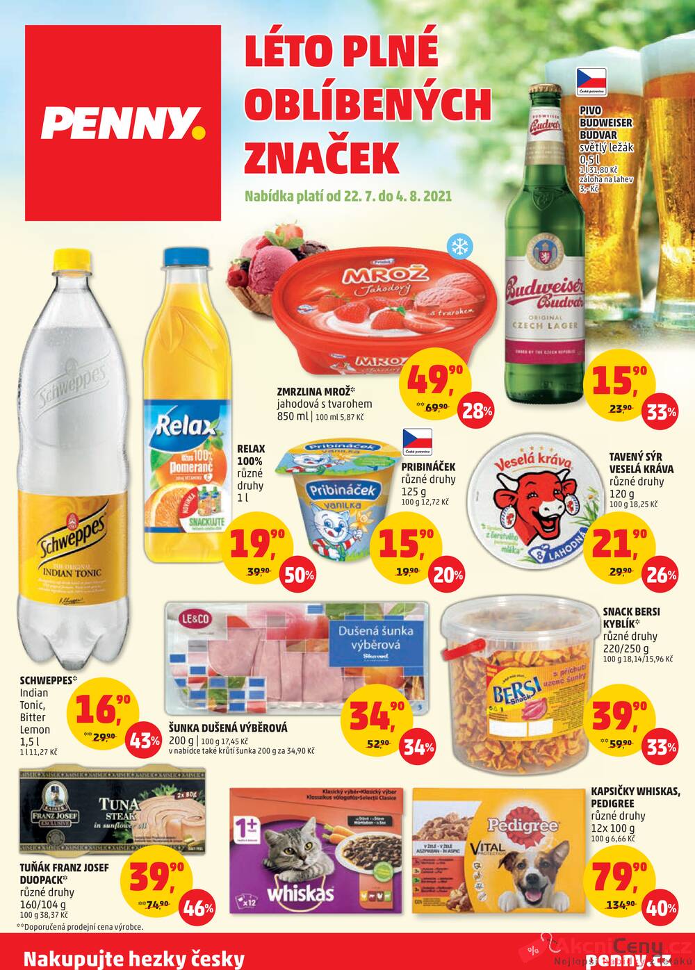 Leták Penny Market - Penny Market katalog od 22.7. do 4.8.2021 - strana 1 Leták Penny Market - Penny Market katalog od 22.7. do 4.8.2021 - strana 1