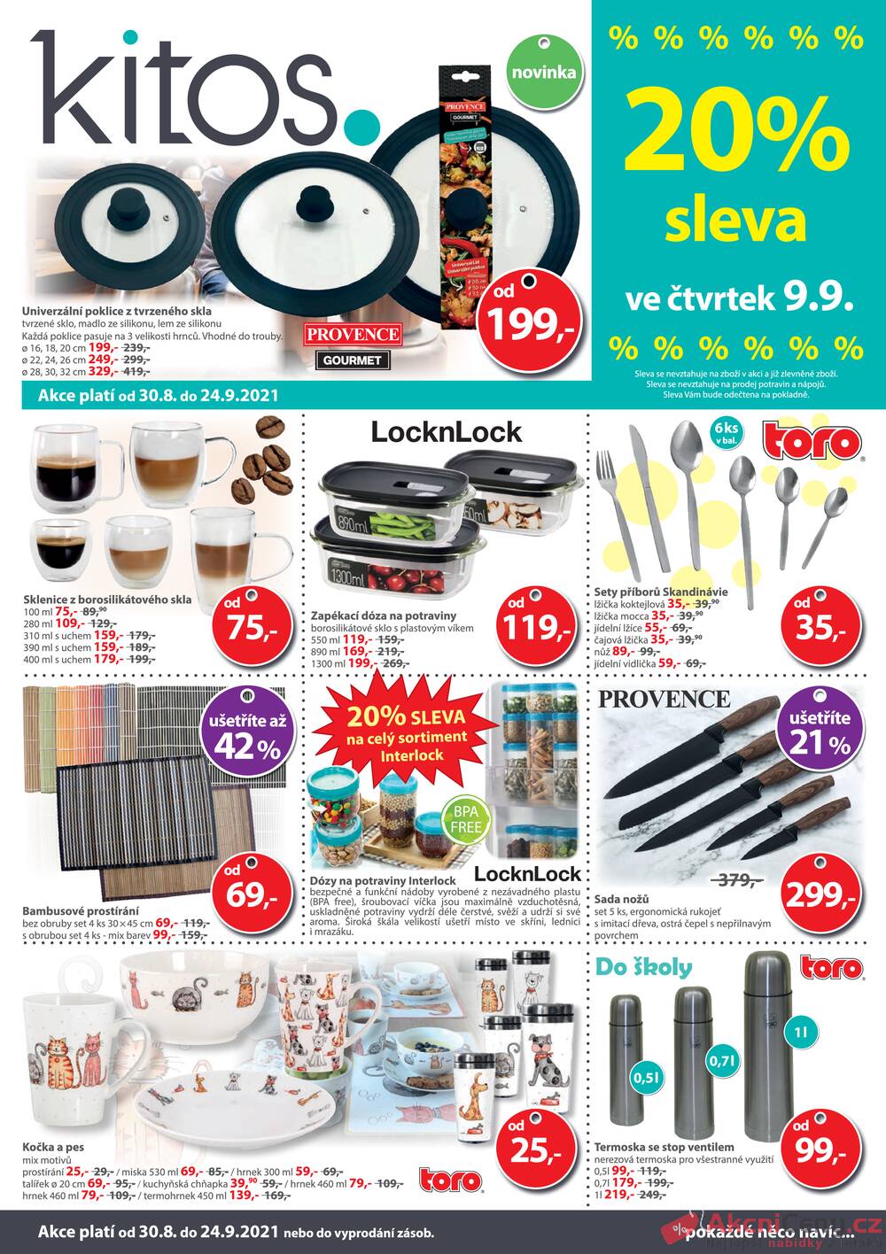 Leták Kitos s.r.o. - Kitos od 30.8. do 24.9.2021 - strana 1 Leták Kitos s.r.o. - Kitos od 30.8. do 24.9.2021 - strana 1