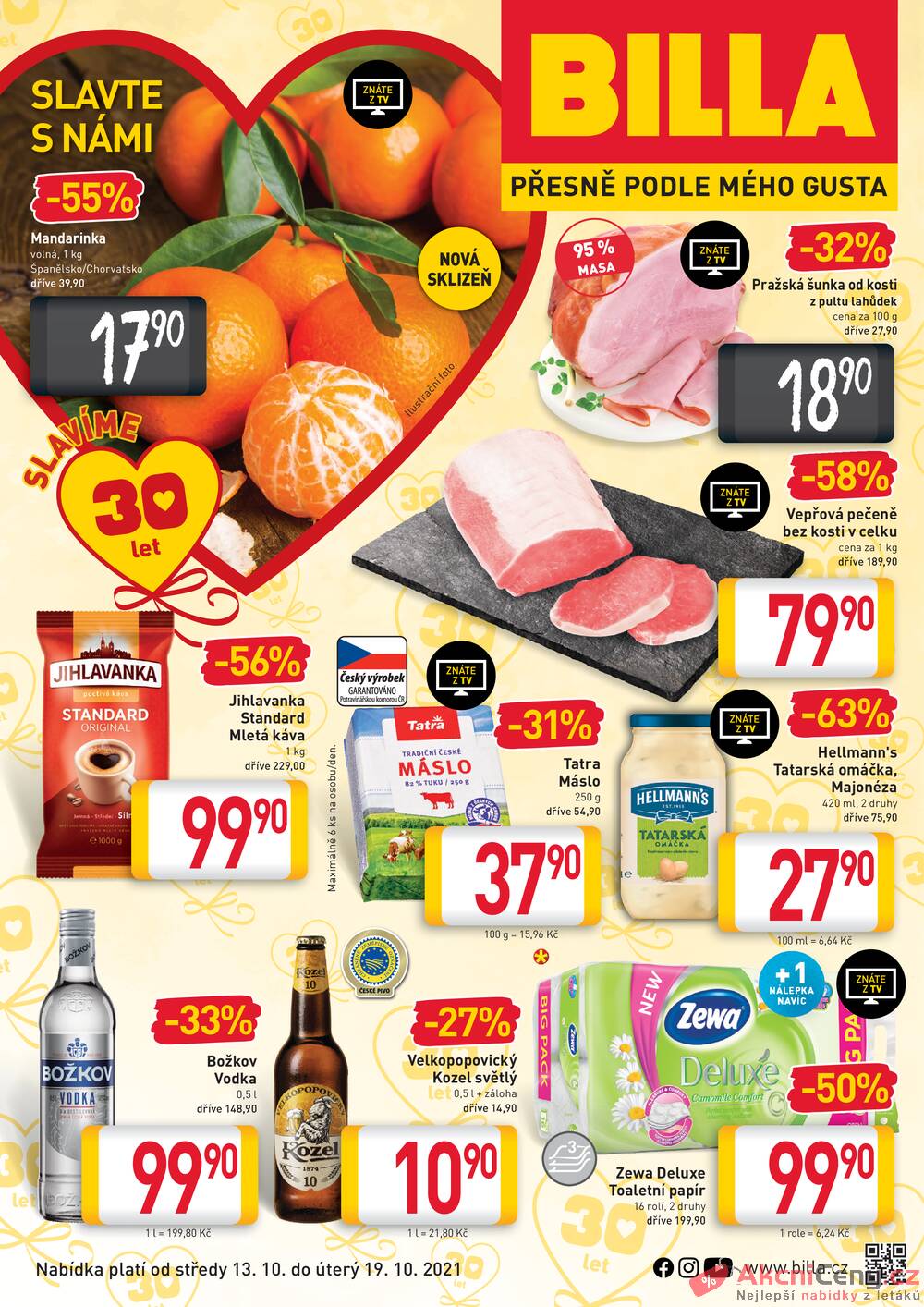 Leták Billa - Billa malý leták od 13.10. do 19.10.2021 - strana 1 Leták Billa - Billa malý leták od 13.10. do 19.10.2021 - strana 1