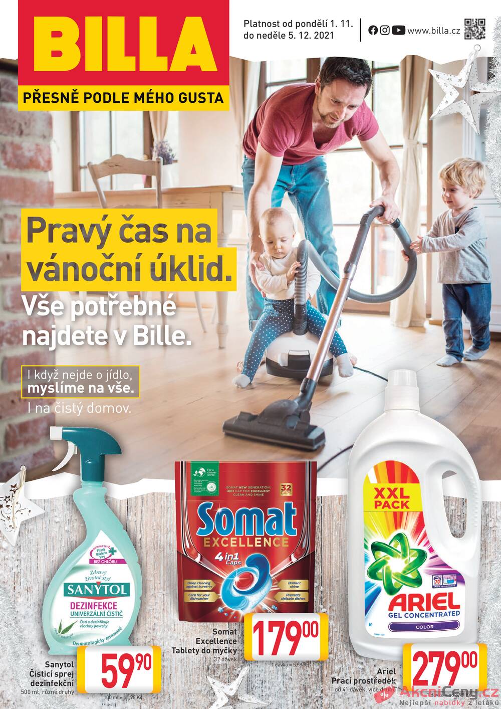 Leták Billa - Billa Úklid od 1.11. do 5.12.2021 - strana 1 Leták Billa - Billa Úklid od 1.11. do 5.12.2021 - strana 1