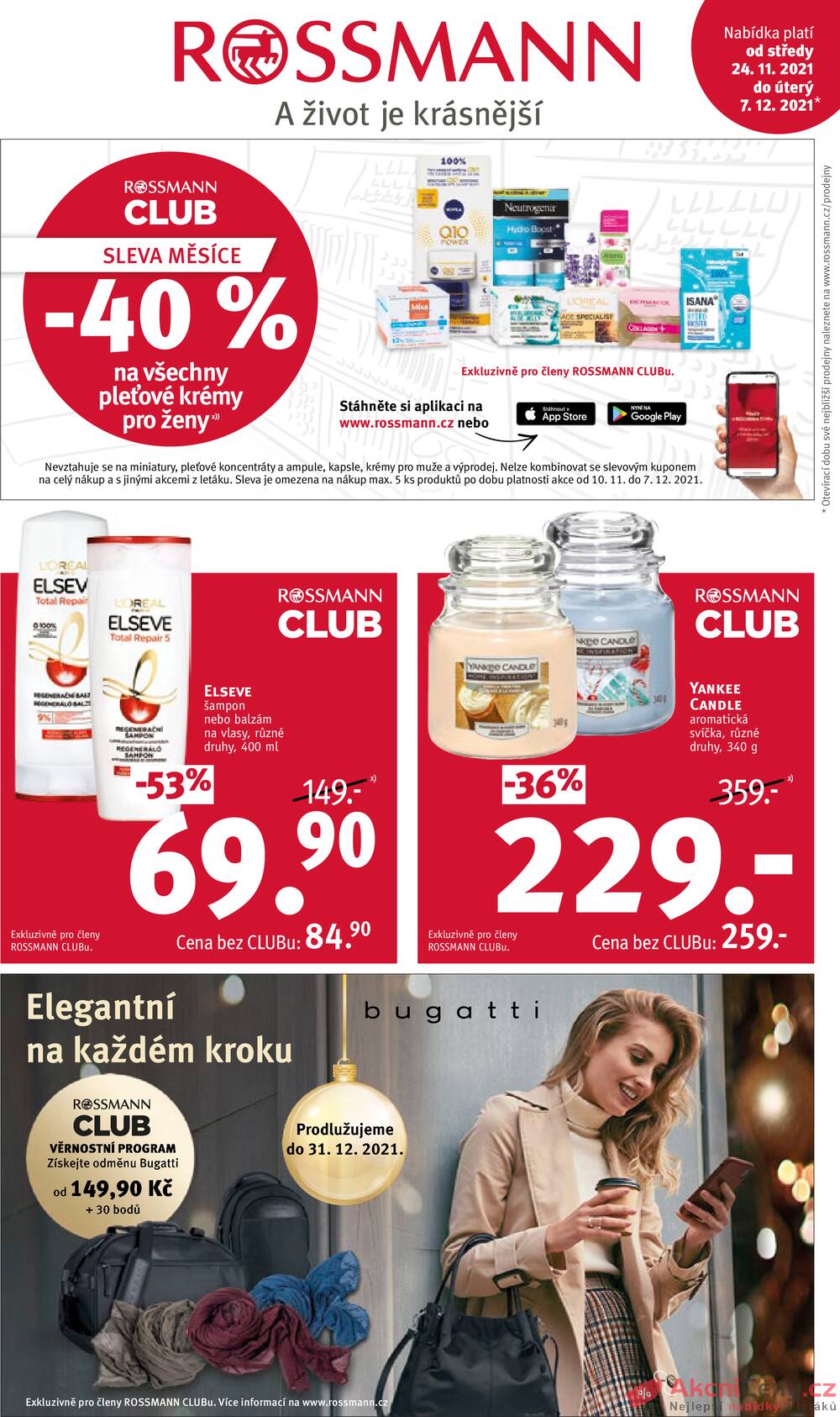 Leták ROSSMANN - Rossmann od 24.11. do 7.12.2021 - strana 1 Leták ROSSMANN - Rossmann od 24.11. do 7.12.2021 - strana 1