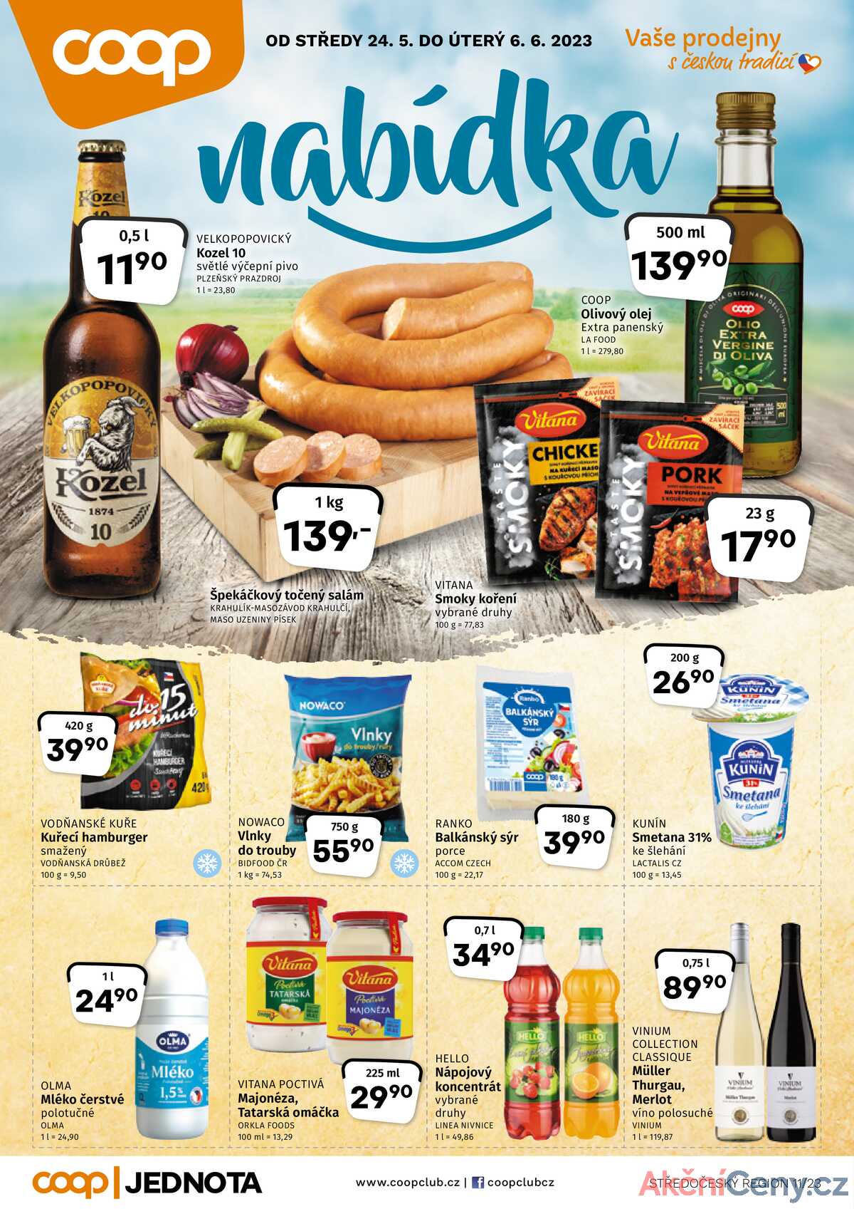 Leták Coop strana 1/4