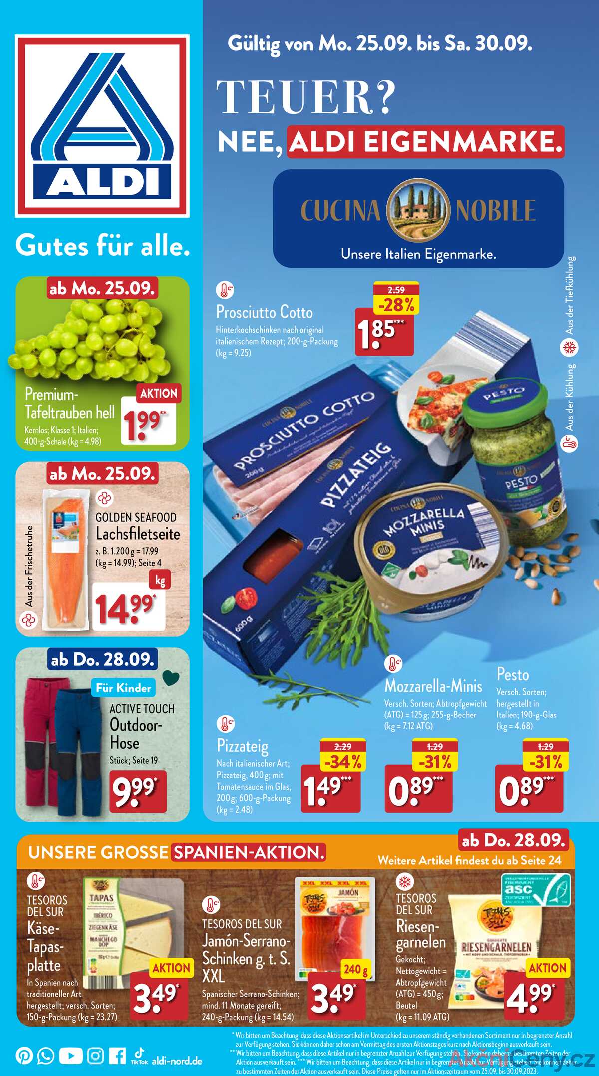 Leták Aldi Deutschland strana 1/41