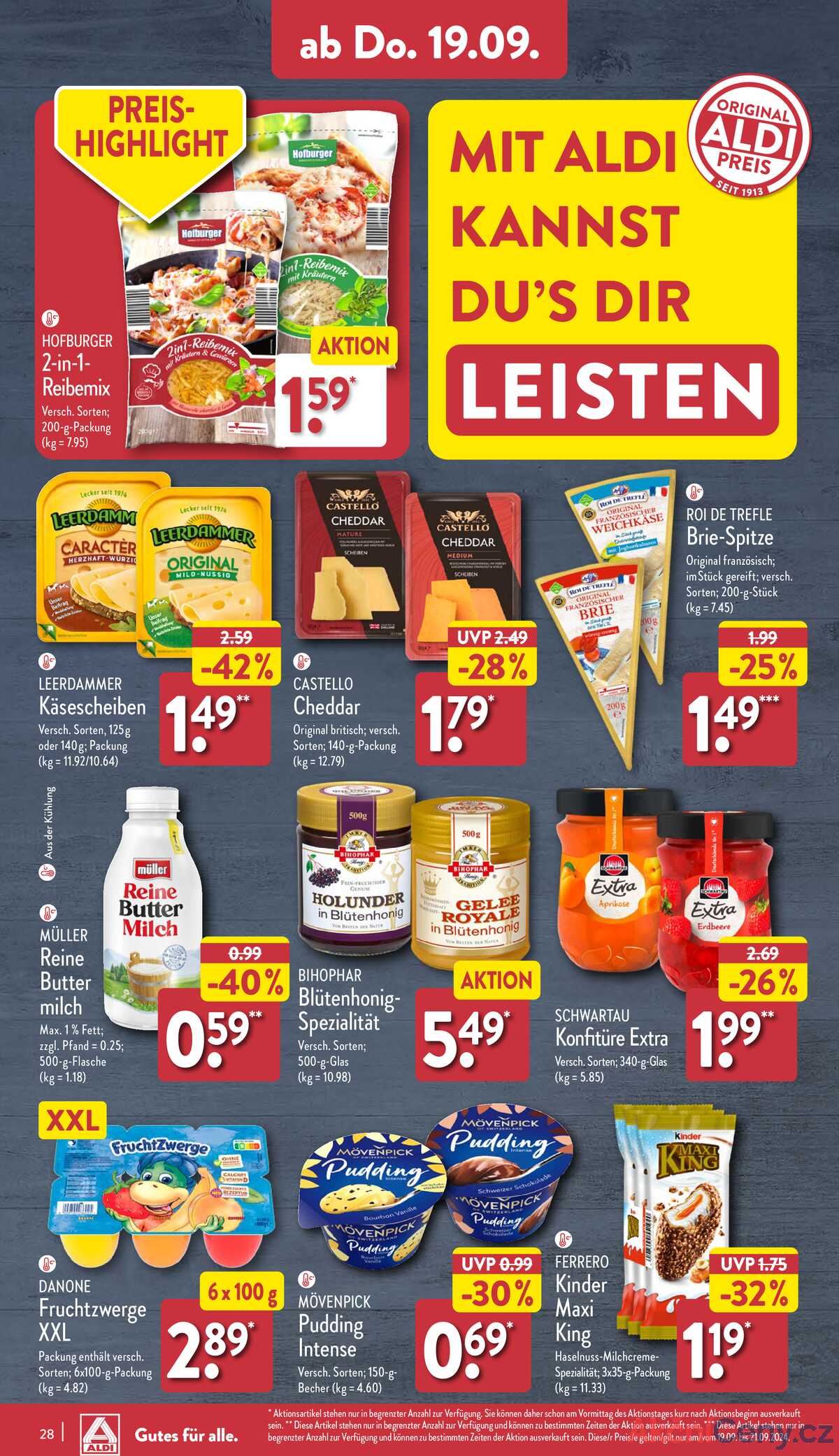 Leták Aldi Deutschland strana 28/42