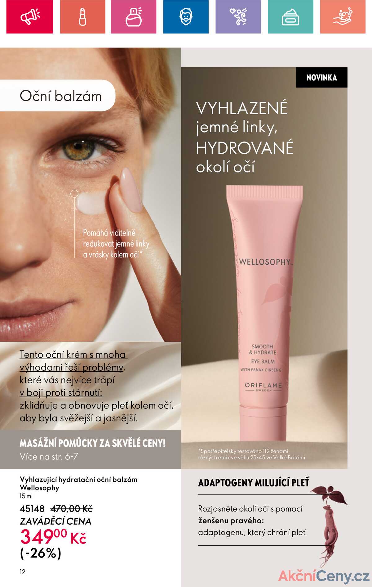 Leták Oriflame strana 12/182