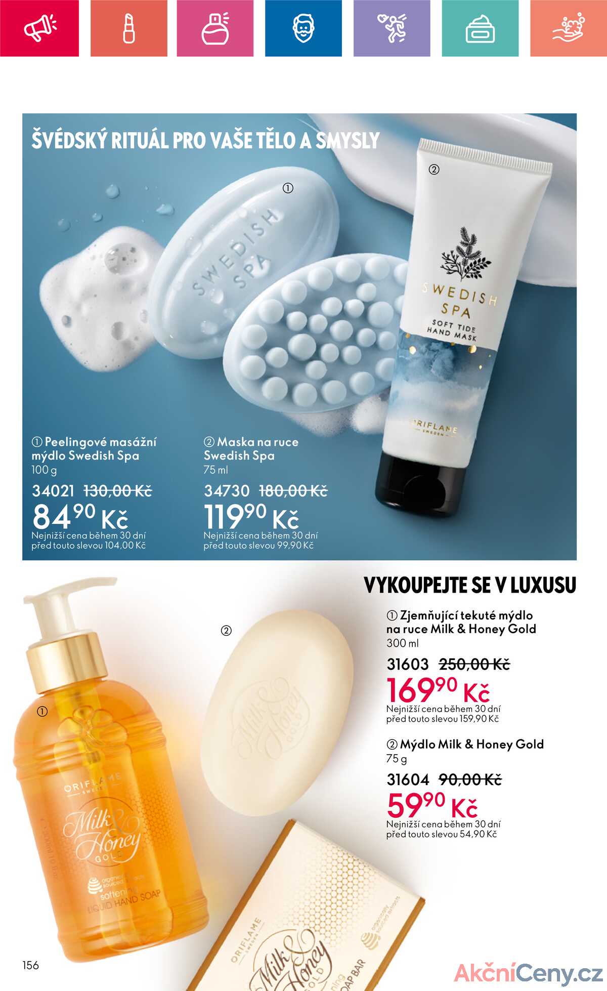 Leták Oriflame strana 156/182