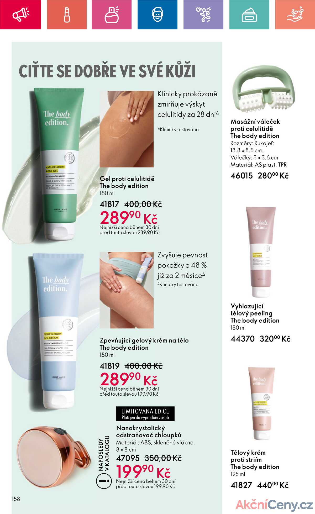 Leták Oriflame strana 158/182