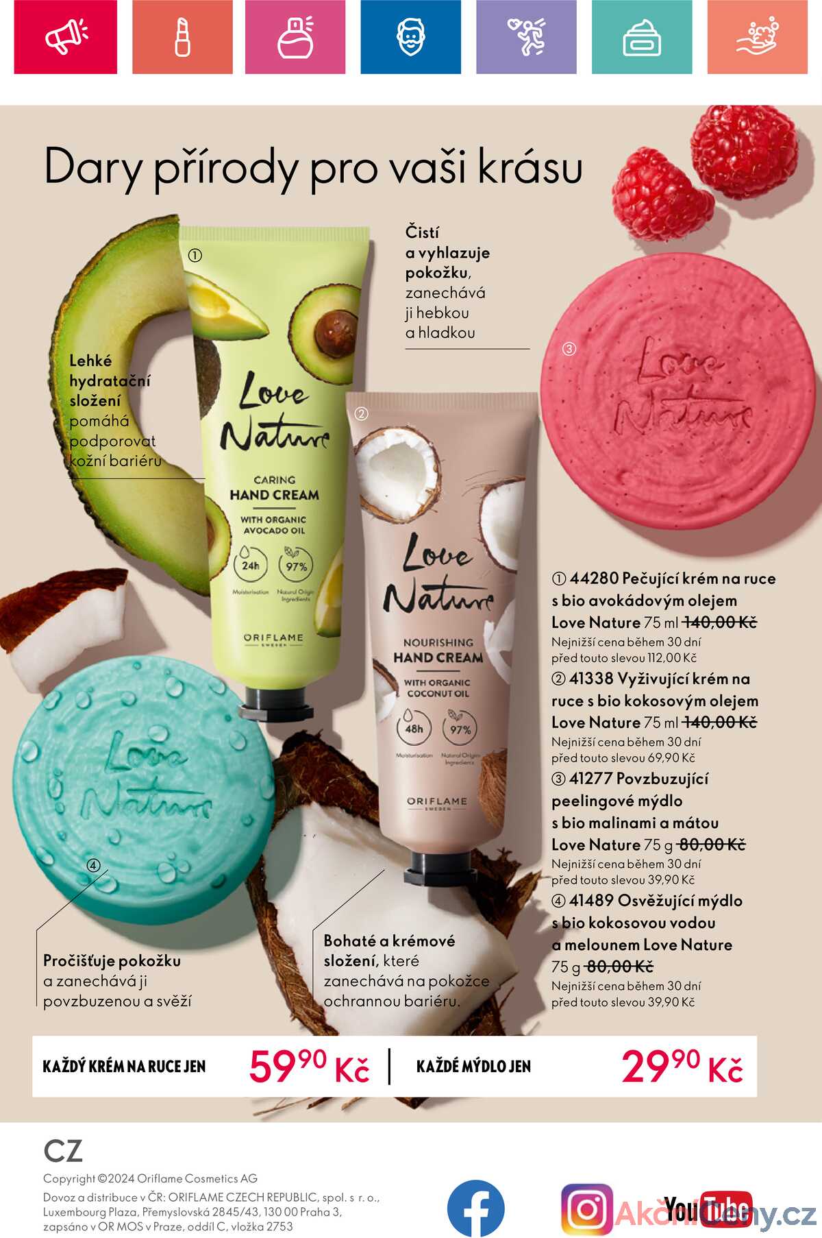 Leták Oriflame strana 182/182