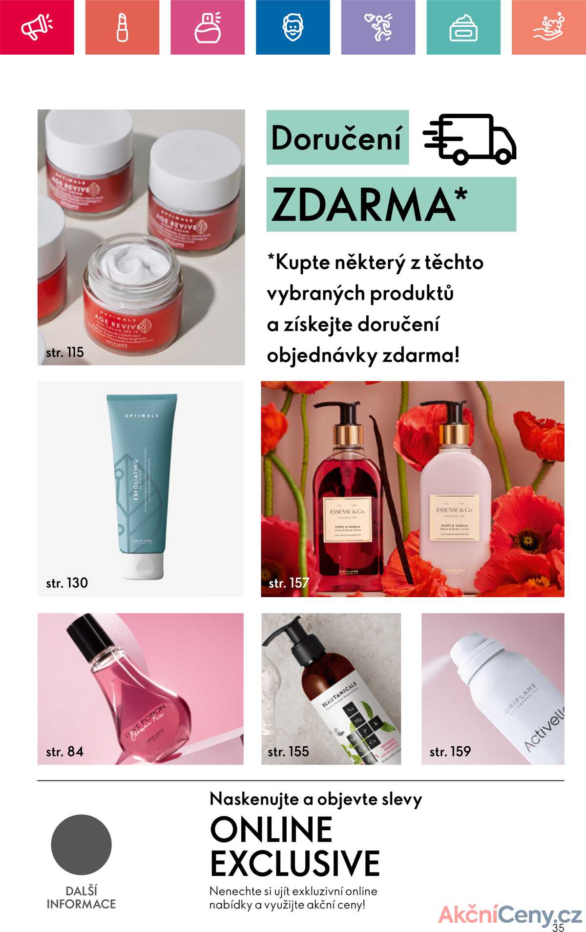 Leták Oriflame strana 35/182