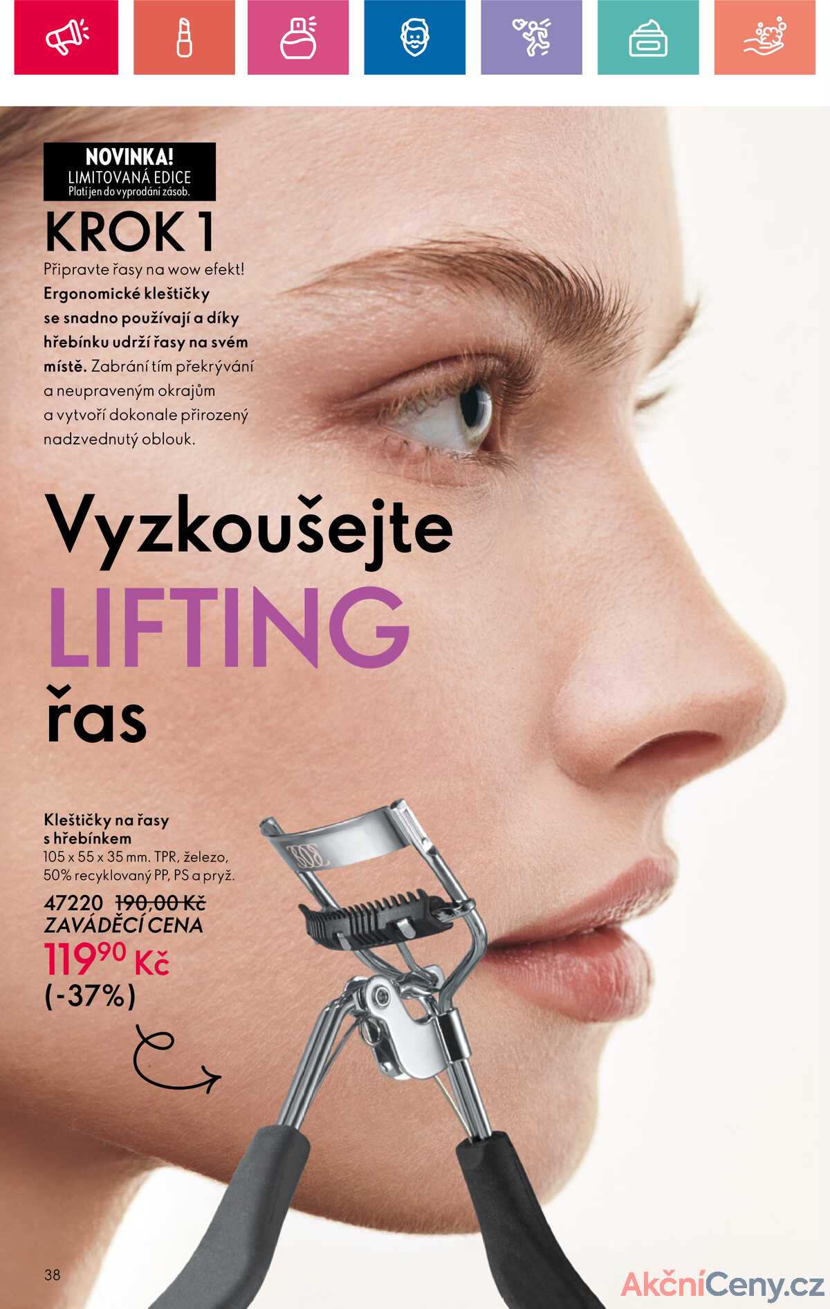 Leták Oriflame strana 38/182