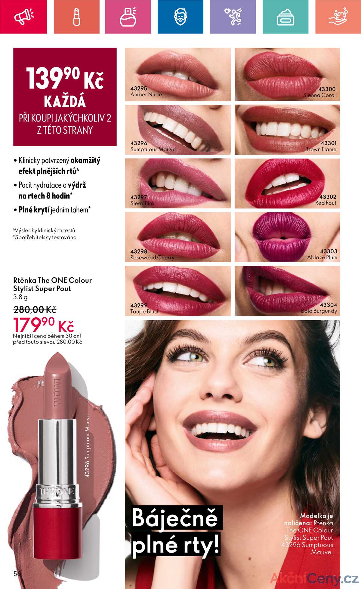 Leták Oriflame strana 56/182