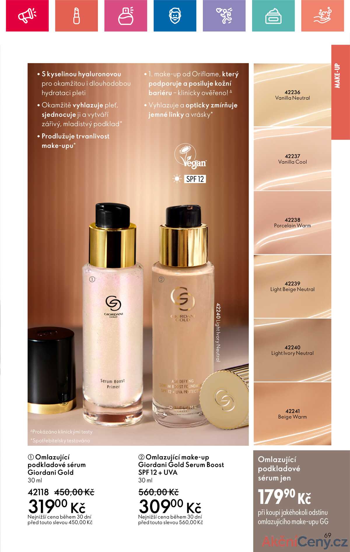 Leták Oriflame strana 69/182