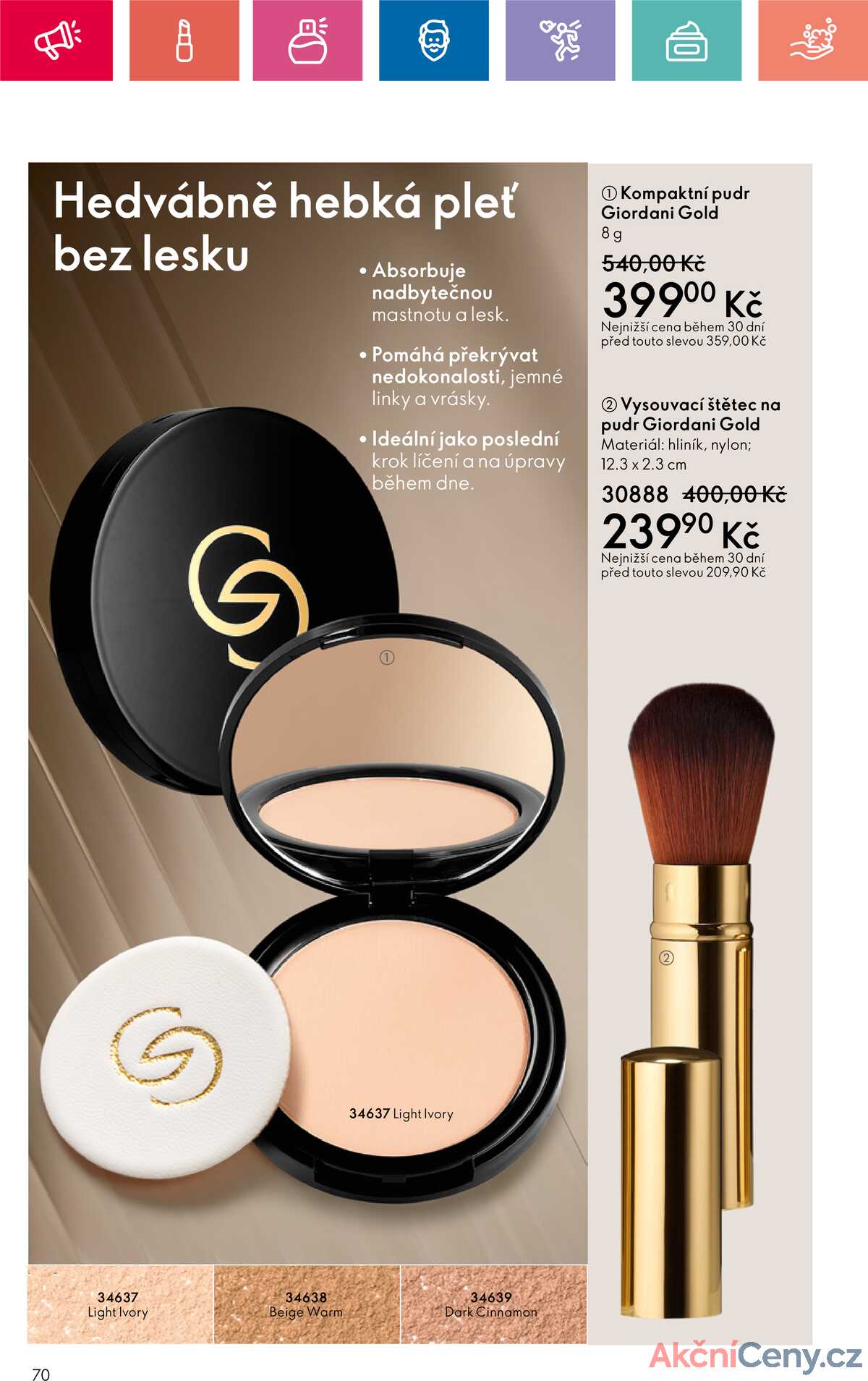 Leták Oriflame strana 70/182