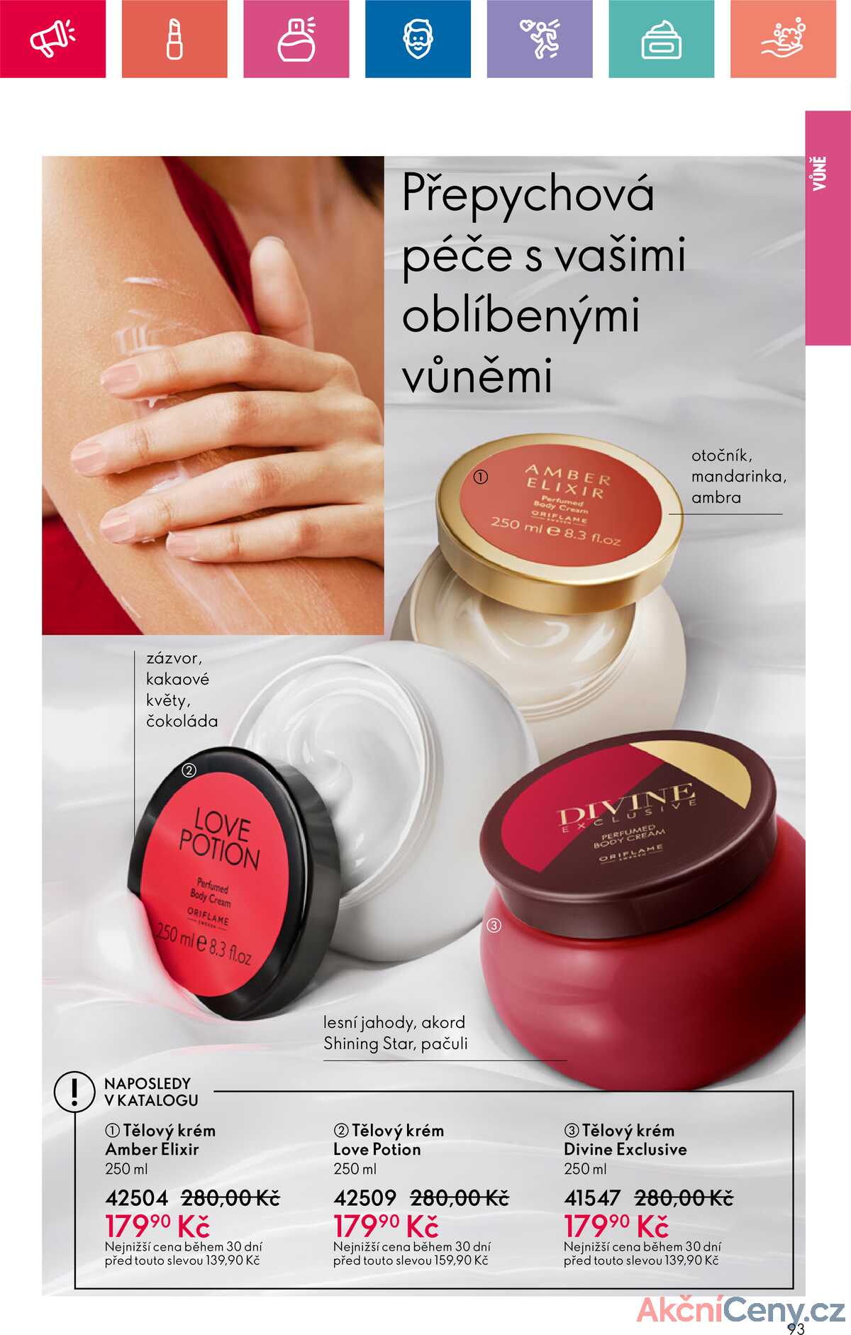 Leták Oriflame strana 93/182