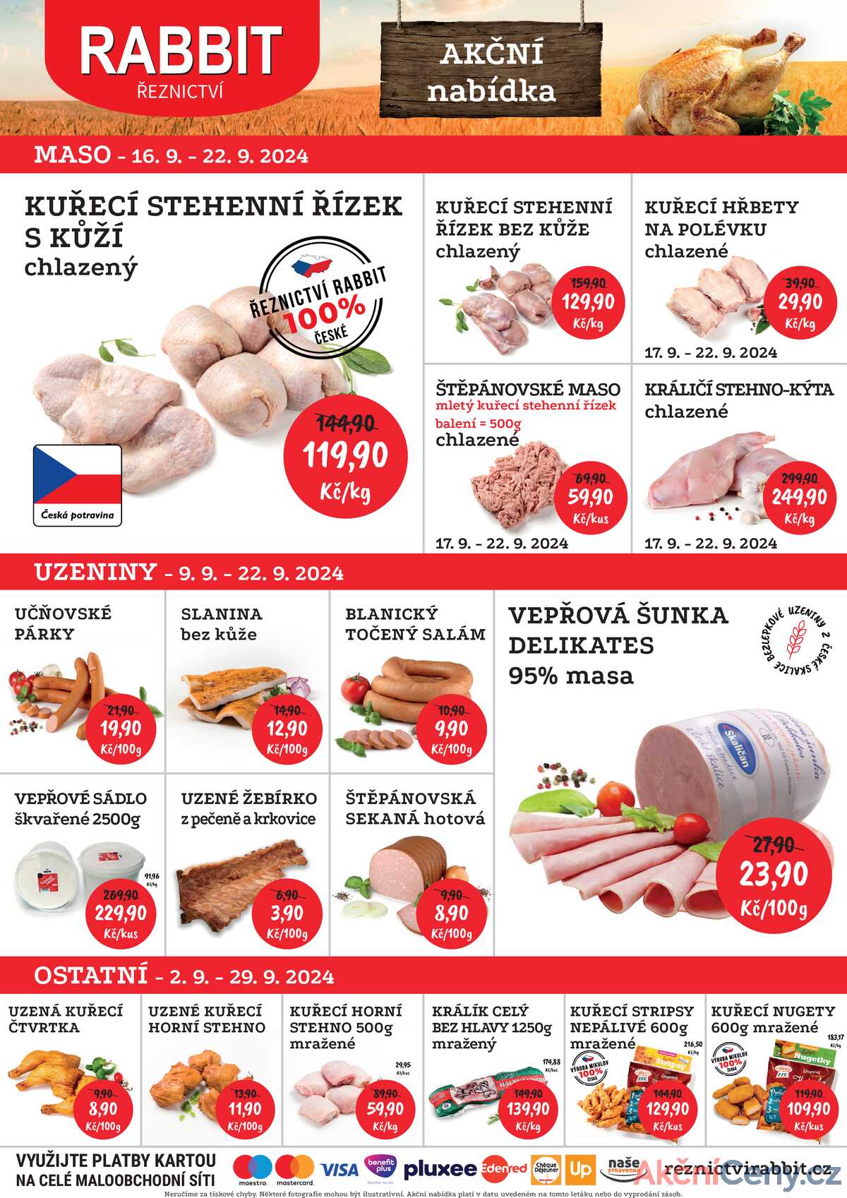 Leták RABBIT řeznictví strana 1/1