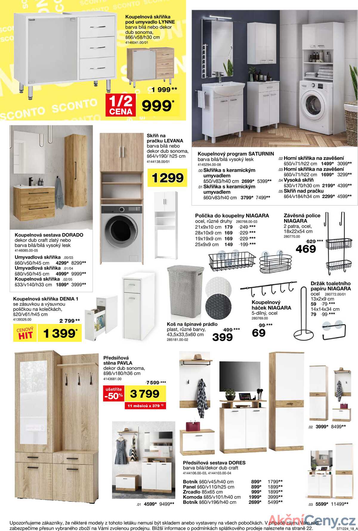 Leták SCONTO nábytek strana 18/24