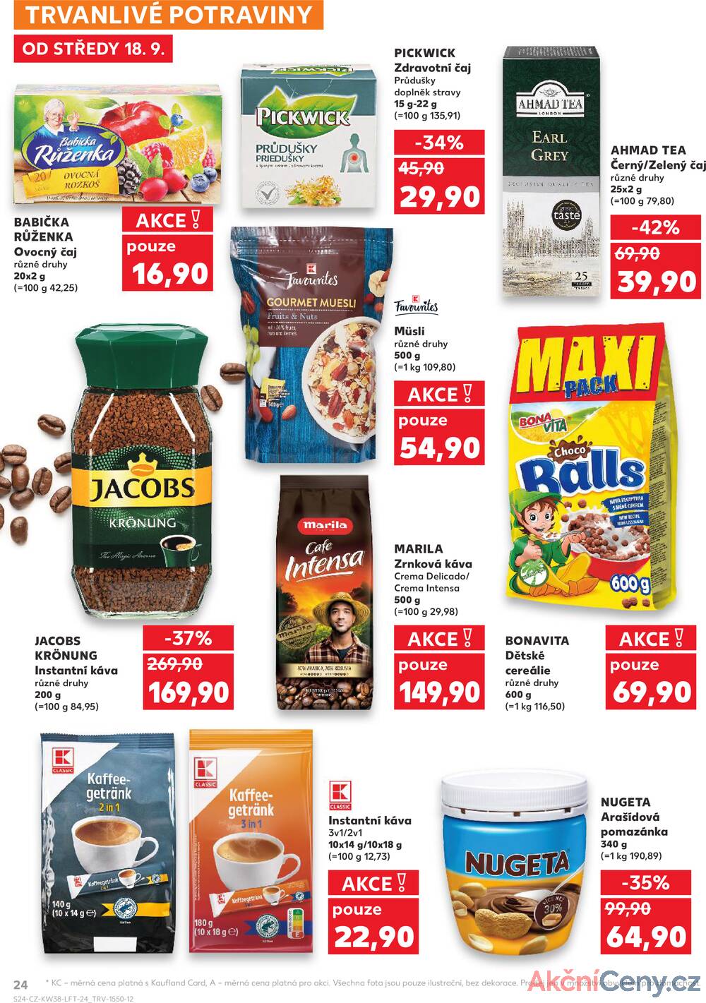 Leták Kaufland - Kaufland 18.9. - 24.9. - Kaufland - Náchod - strana 24