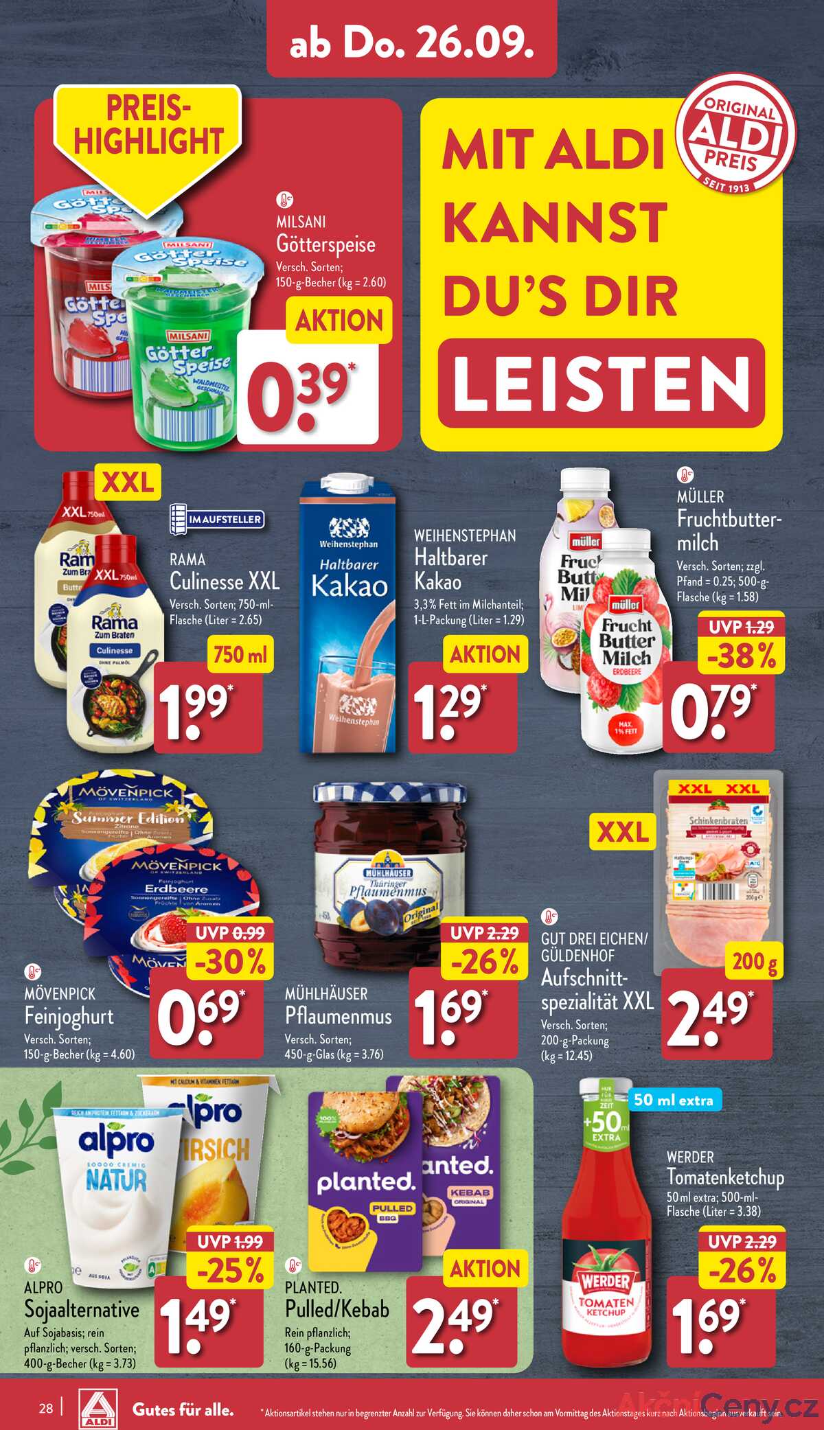 Leták Aldi Deutschland strana 28/42