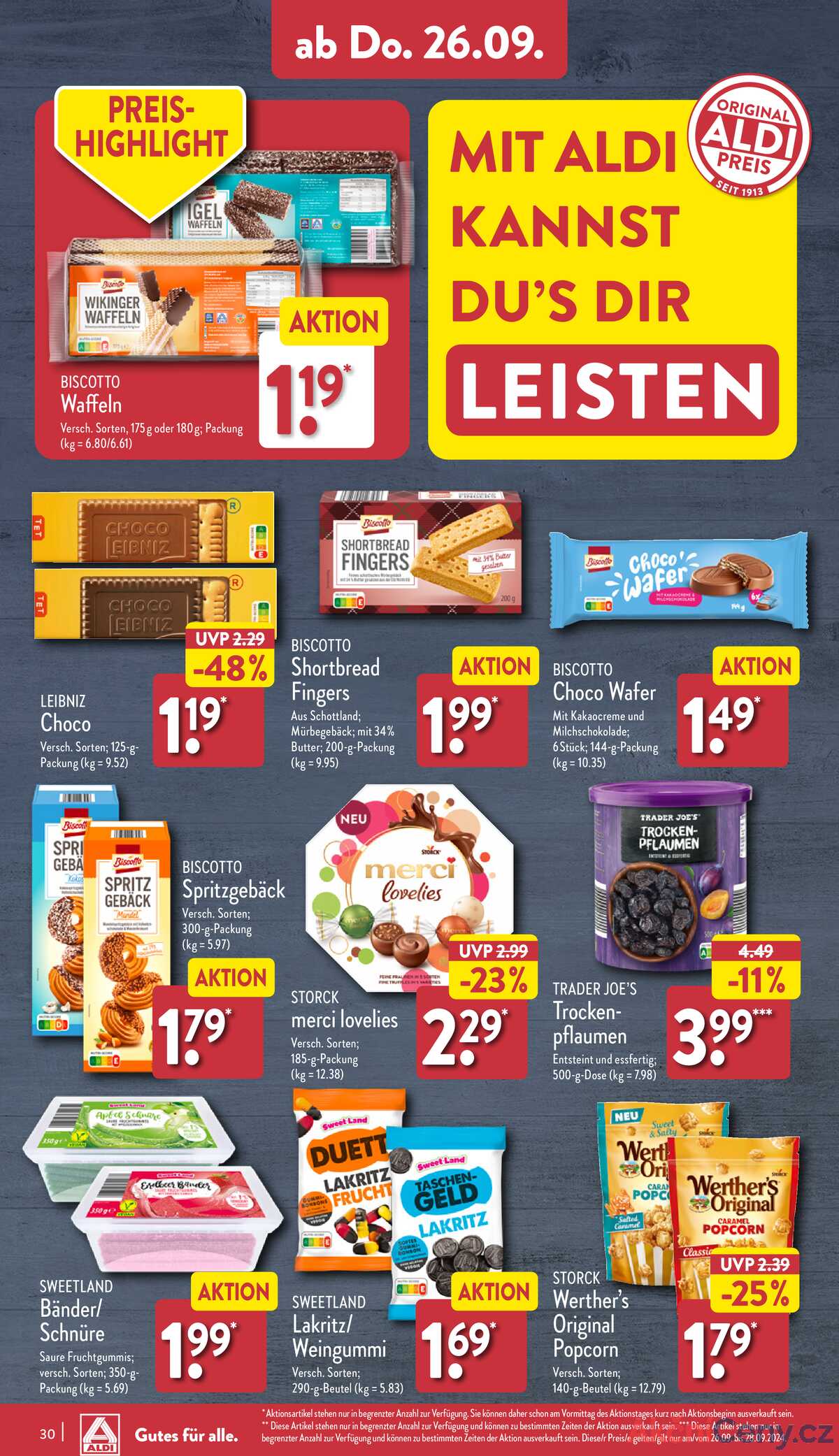 Leták Aldi Deutschland strana 30/42