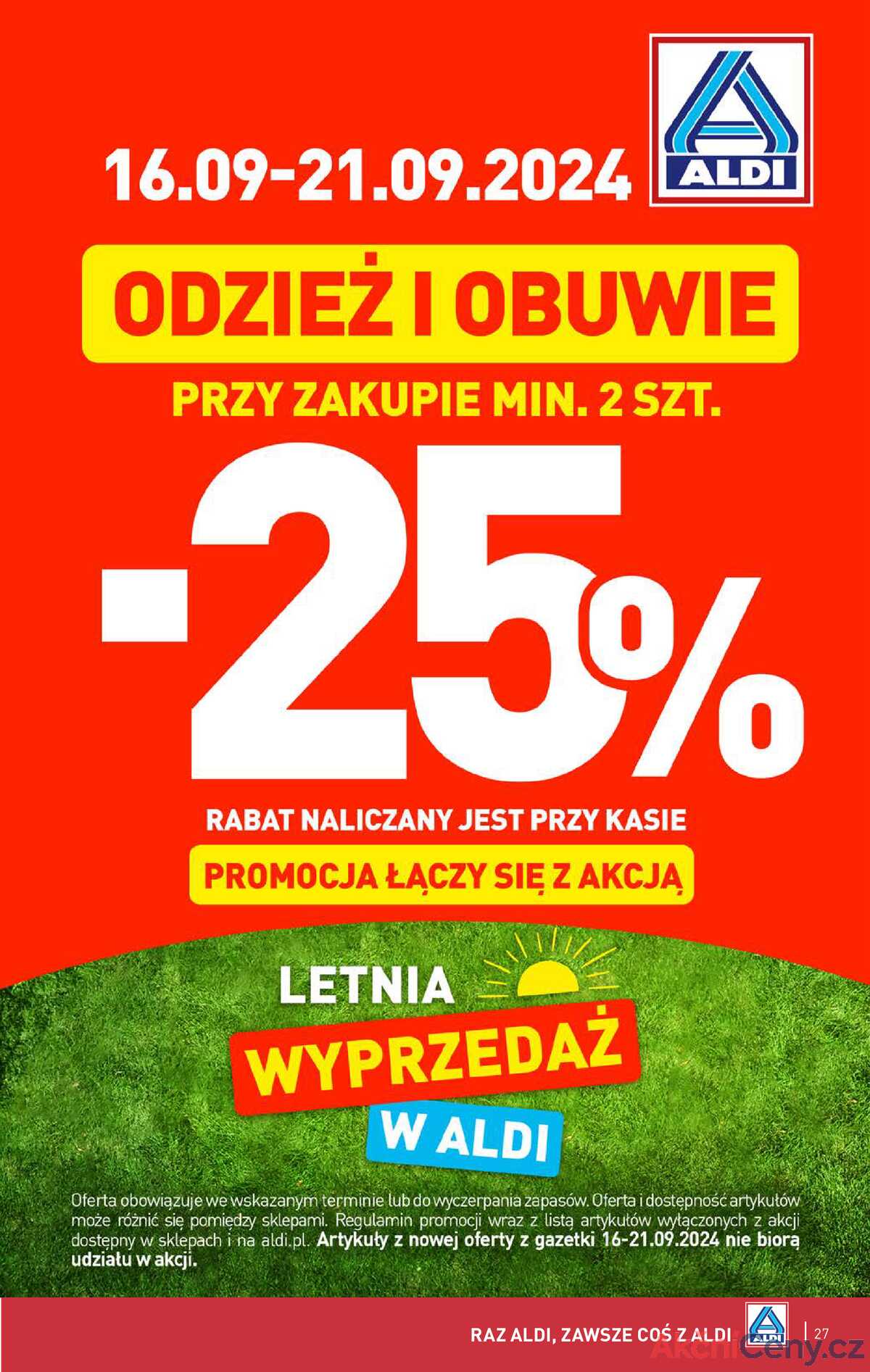 Leták Aldi Polska strana 27/39